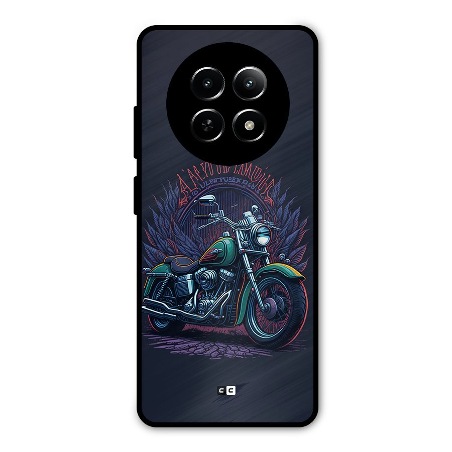Vintage Desi Bike Metal Back Case for Realme 13