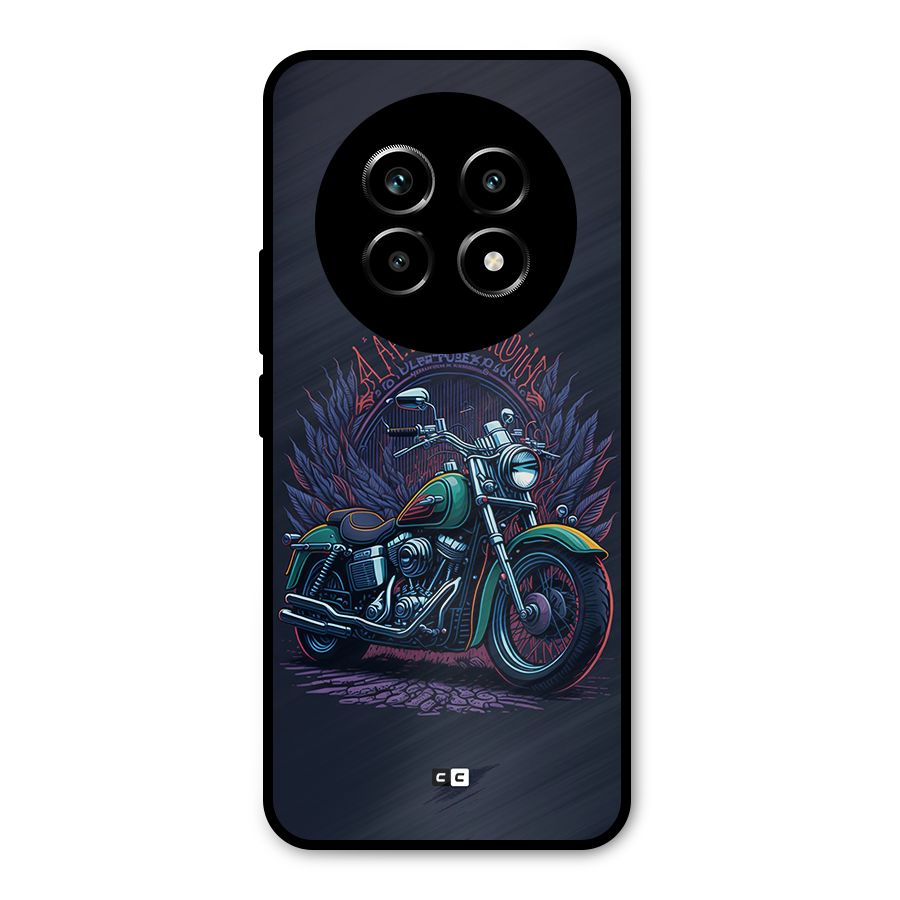 Vintage Desi Bike Metal Back Case for Realme 13 Pro