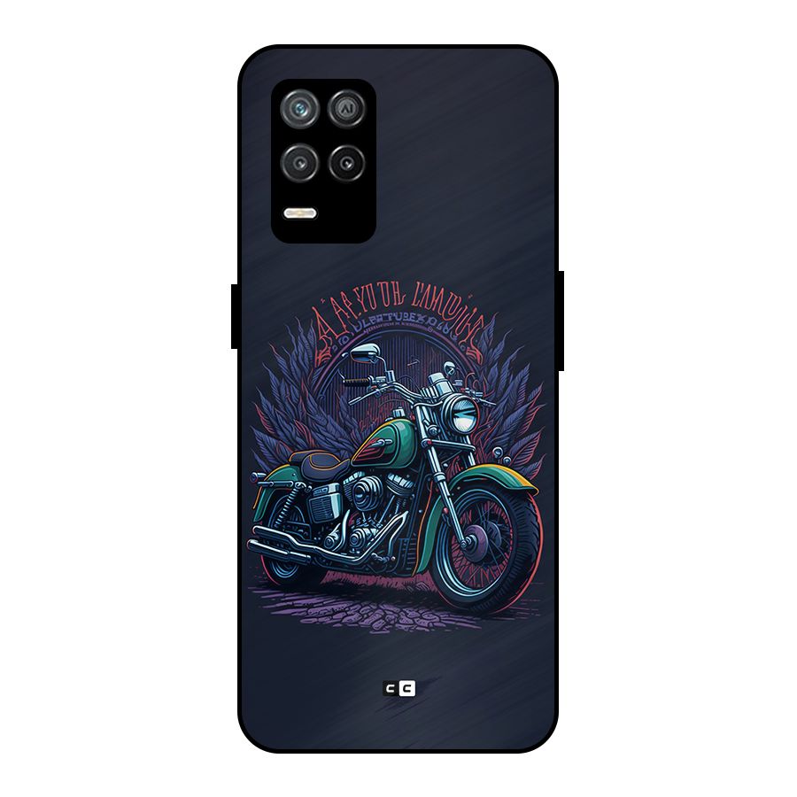 Vintage Desi Bike Metal Back Case for Realme 9 5G