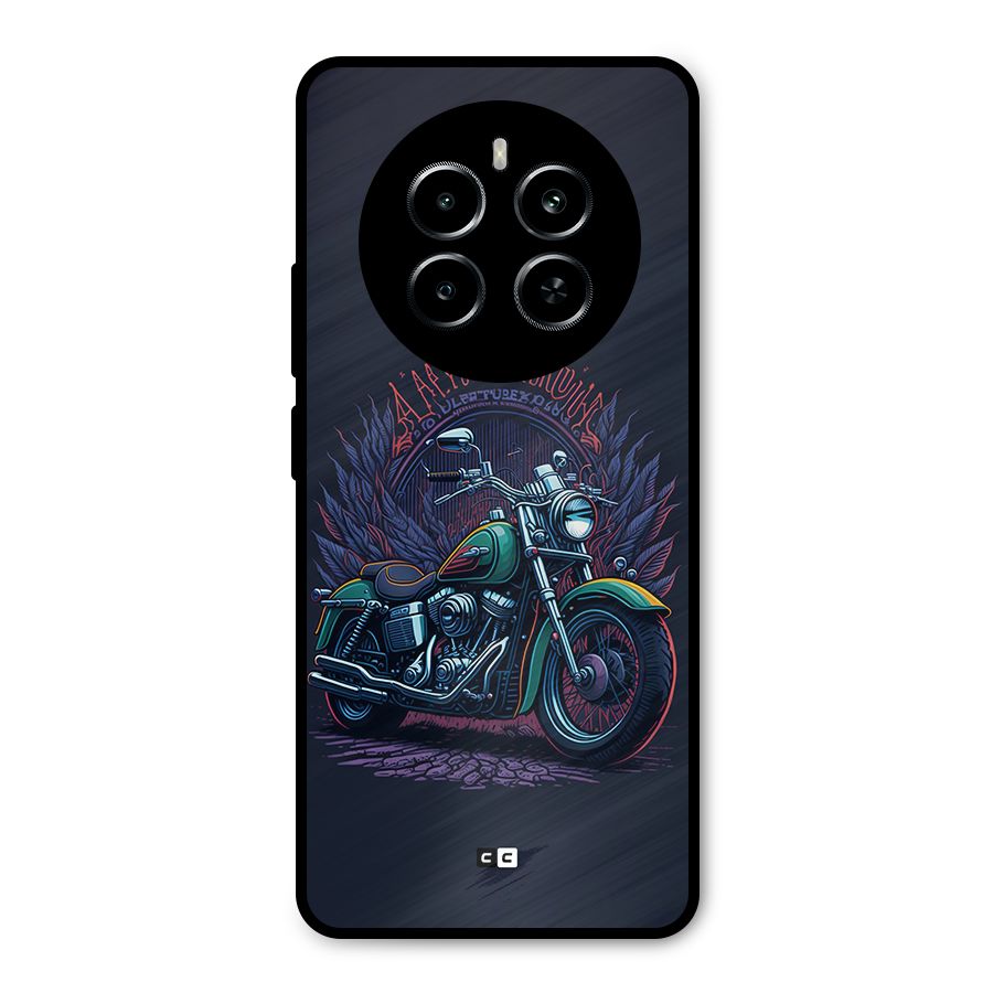 Vintage Desi Bike Metal Back Case for Realme P1