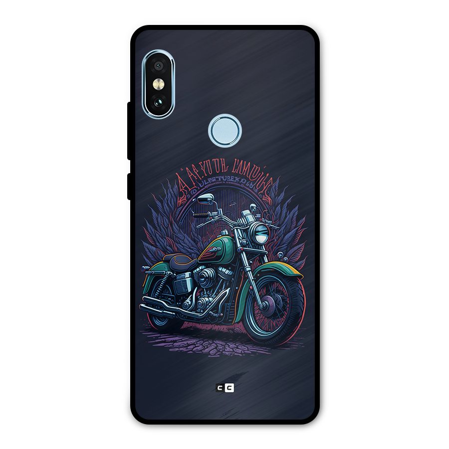Vintage Desi Bike Metal Back Case for Redmi Note 5 Pro
