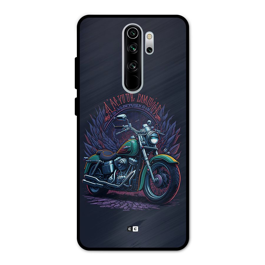 Vintage Desi Bike Metal Back Case for Redmi Note 8 Pro