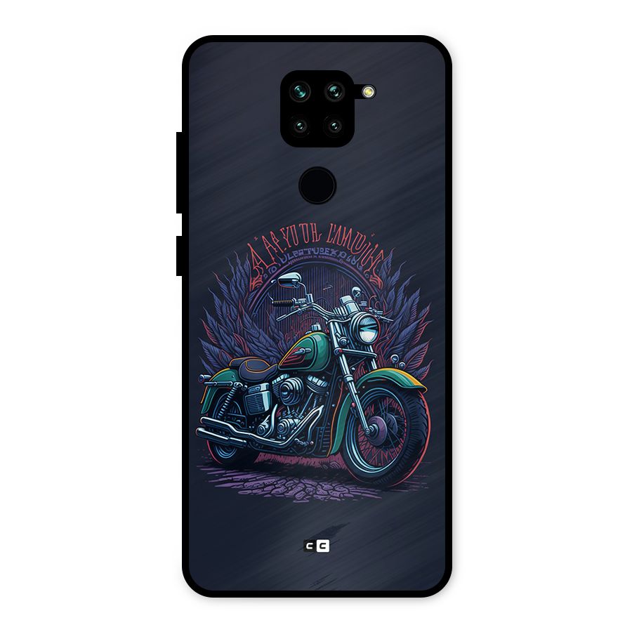 Vintage Desi Bike Metal Back Case for Redmi Note 9
