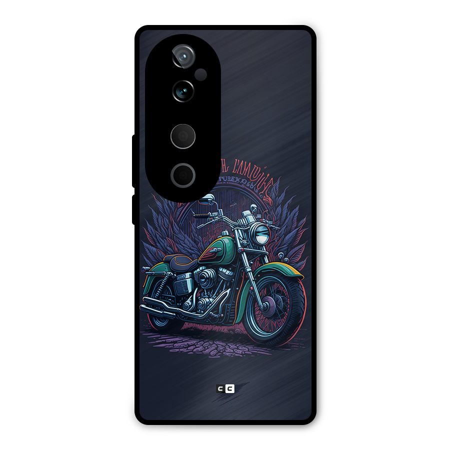 Vintage Desi Bike Metal Back Case for Vivo T3 Ultra