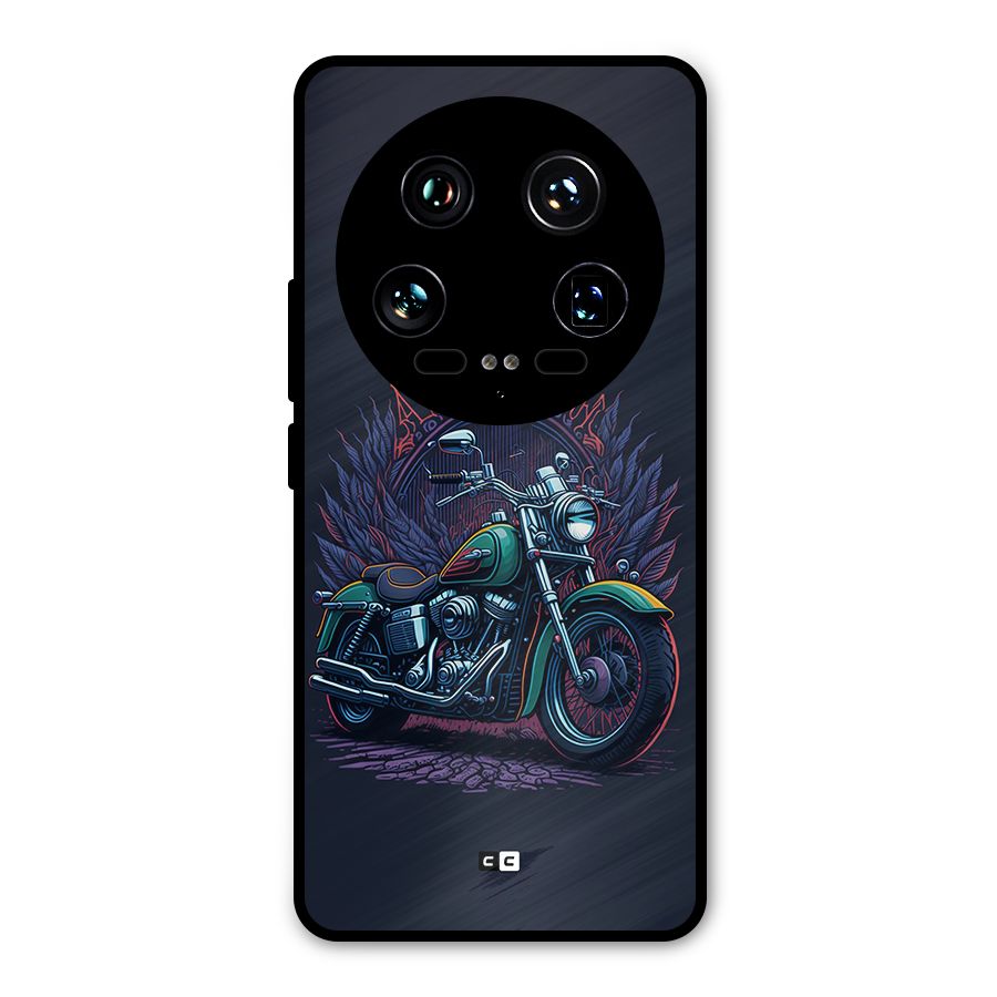 Vintage Desi Bike Metal Back Case for Xiaomi 14 Ultra