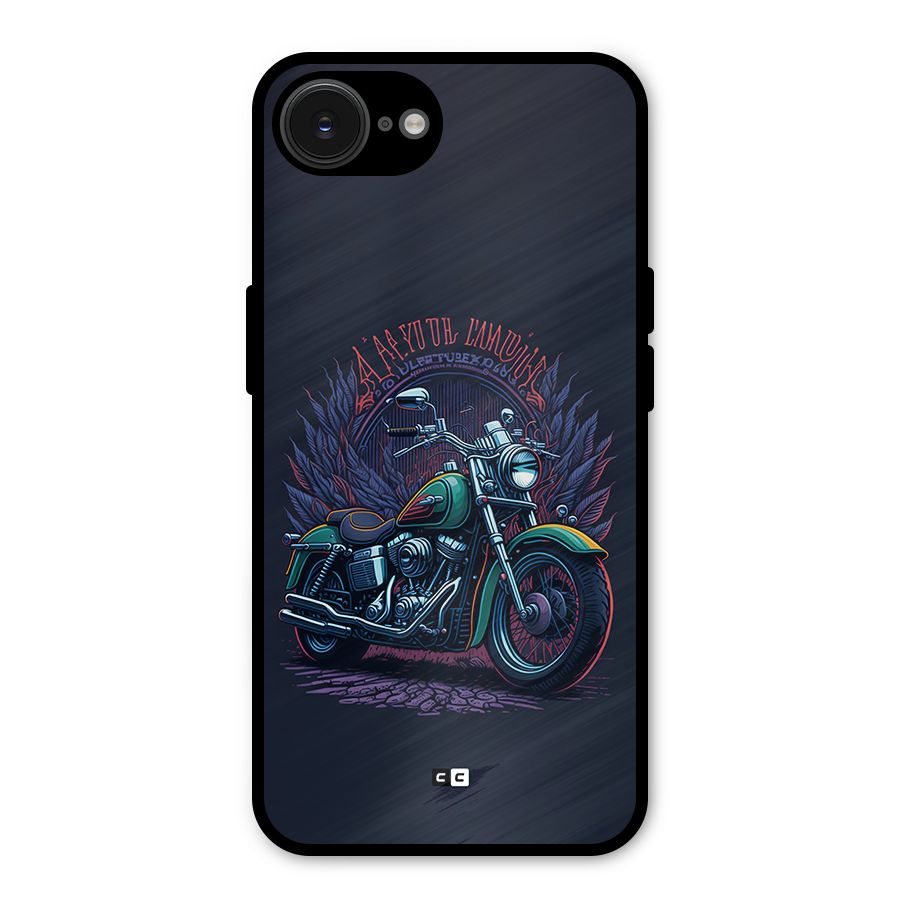 Vintage Desi Bike Metal Back Case for iPhone 16e