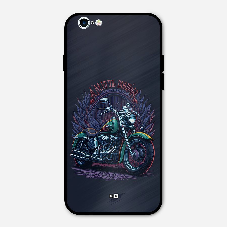 Vintage Desi Bike Metal Back Case for iPhone 6 6s