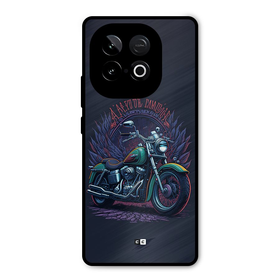 Vintage Desi Bike Metal Back Case for iQOO Neo 10