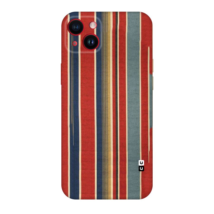 Vintage Disort Stripes Original Polycarbonate Back Case for iPhone 14 Plus