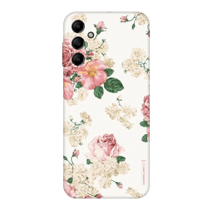 Vintage Floral Pattern Original Polycarbonate Back Case for Galaxy A14 5G