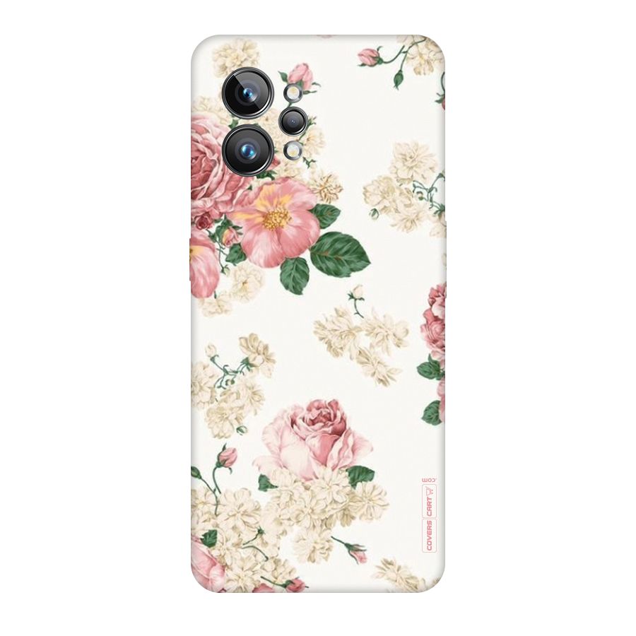 Vintage Floral Pattern Original Polycarbonate Back Case for Realme GT2 Pro