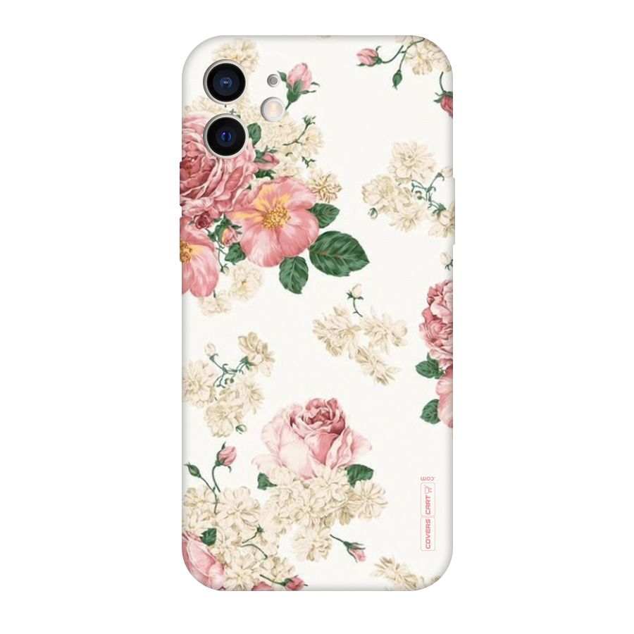 Vintage Floral Pattern Original Polycarbonate Back Case for iPhone 12