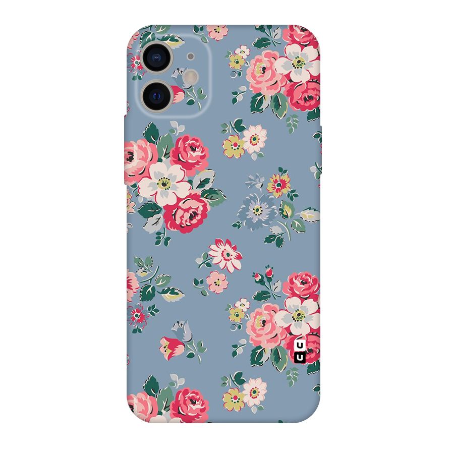 Vintage Flower Pattern Original Polycarbonate Back Case for iPhone 11