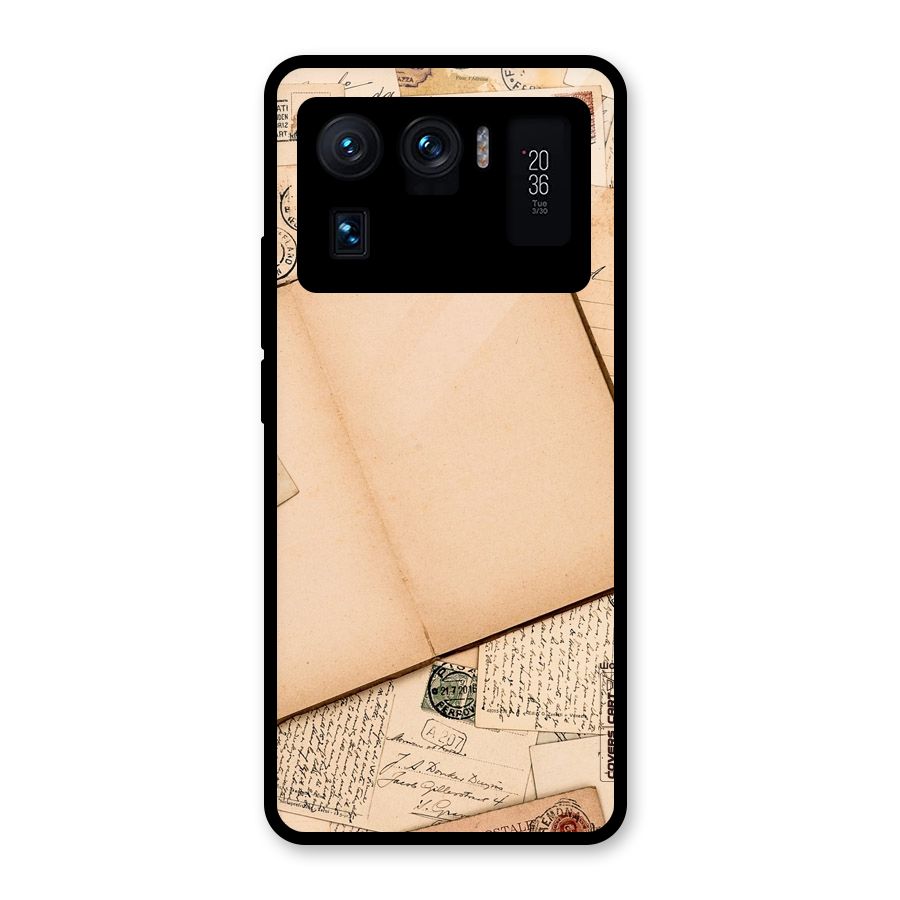 Vintage Journal Glass Back Case for Mi 11 Ultra