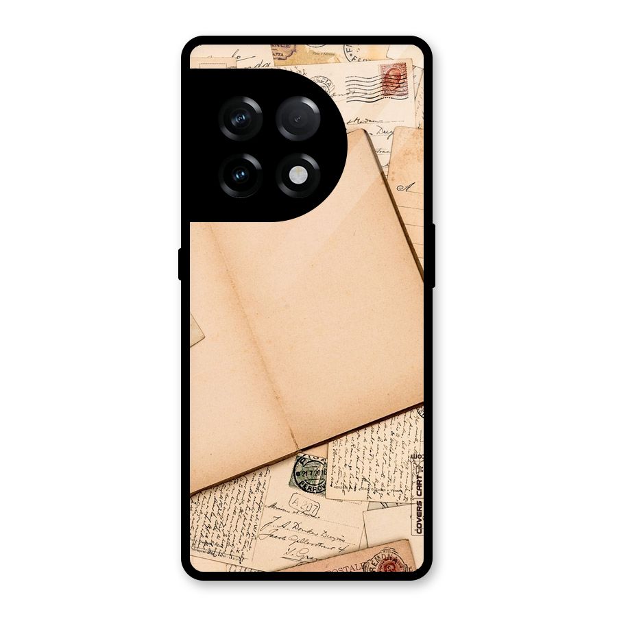 Vintage Journal Glass Back Case for OnePlus 11R