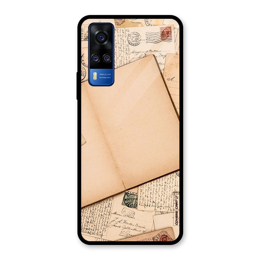 Vintage Journal Glass Back Case for Vivo Y31