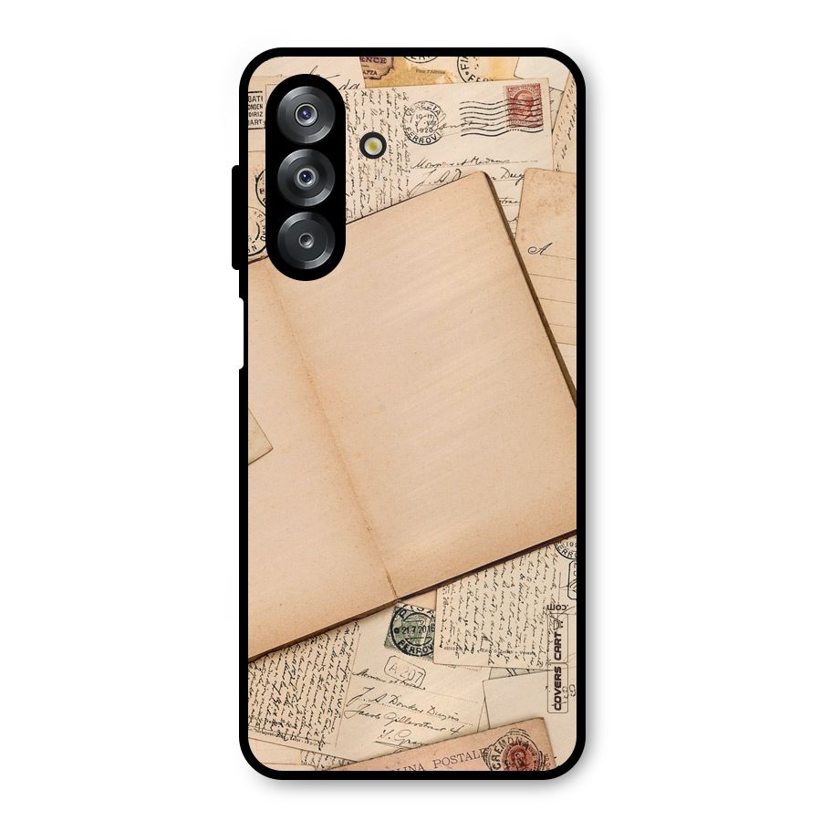 Vintage Journal Metal Back Case for Galaxy A26