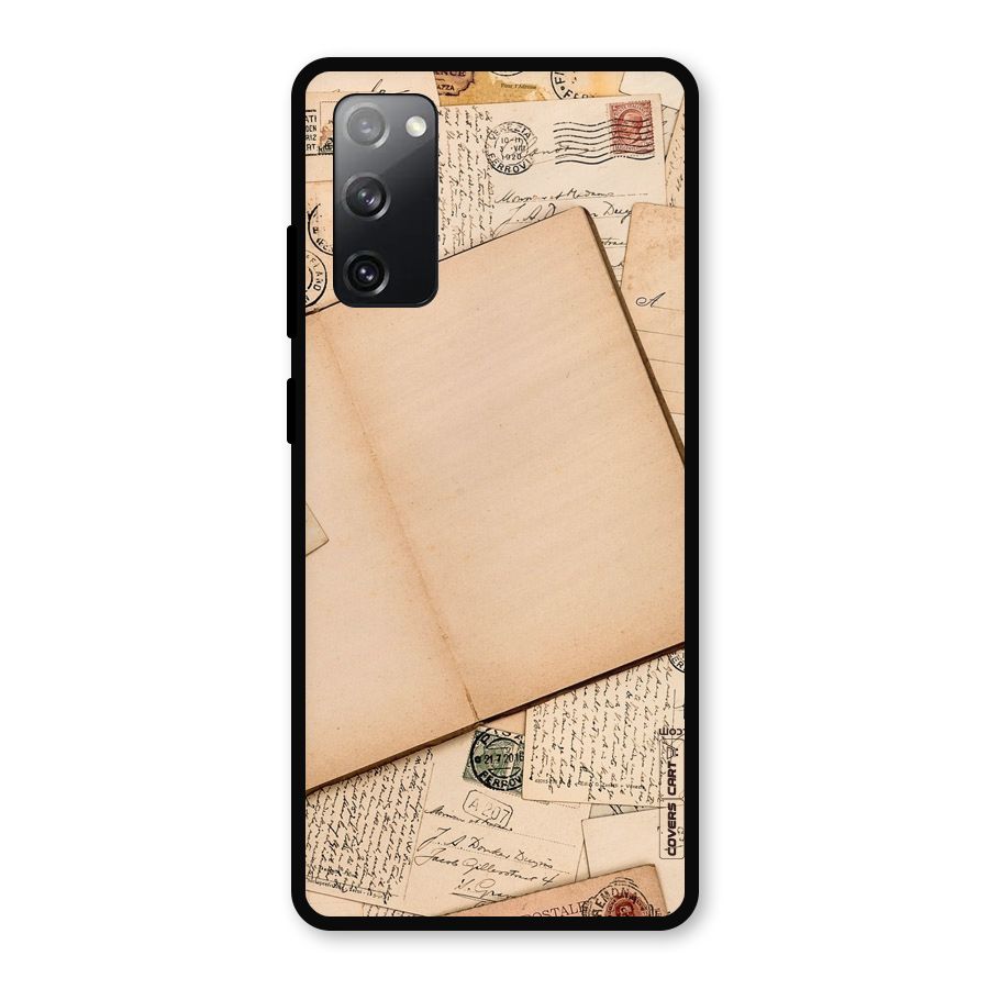 Vintage Journal Metal Back Case for Galaxy S20 FE