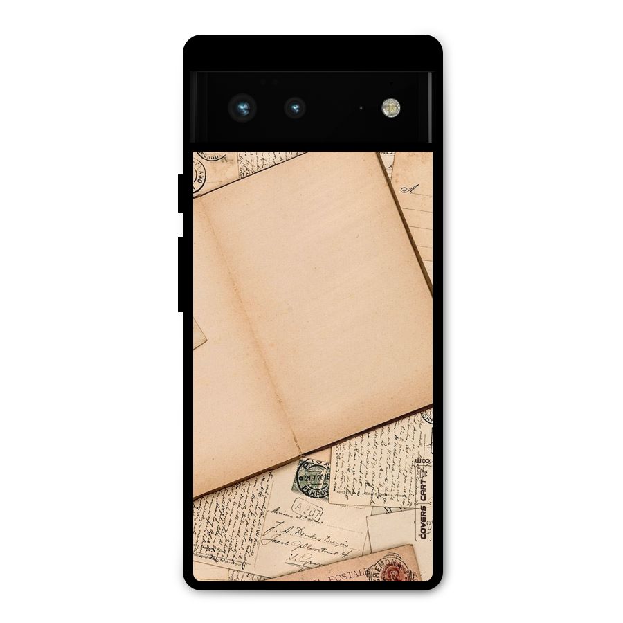 Vintage Journal Metal Back Case for Google Pixel 6