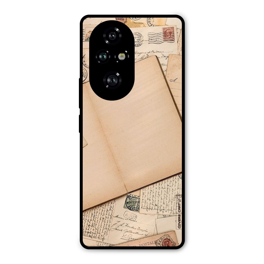 Vintage Journal Metal Back Case for Honor 200 Pro