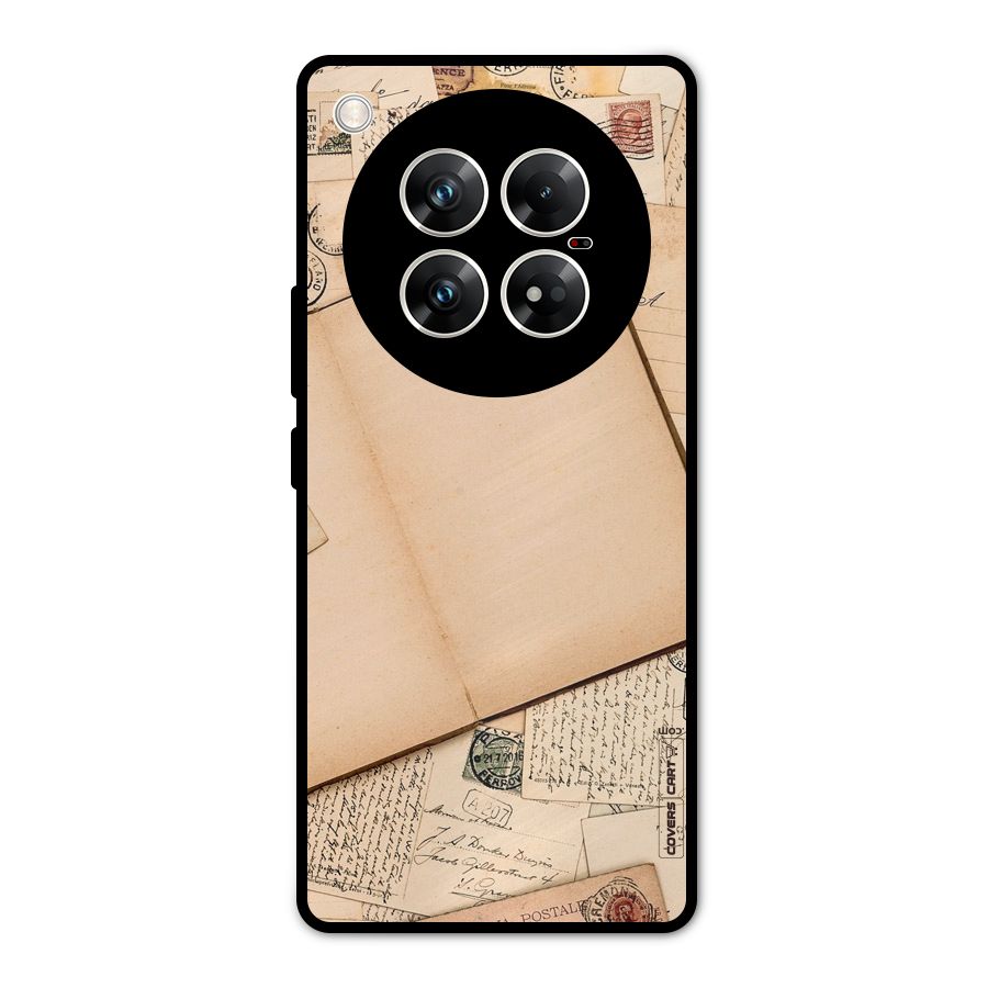 Vintage Journal Metal Back Case for Infinix Zero 40 5G