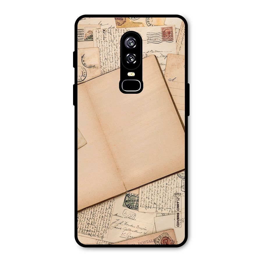 Vintage Journal Metal Back Case for OnePlus 6