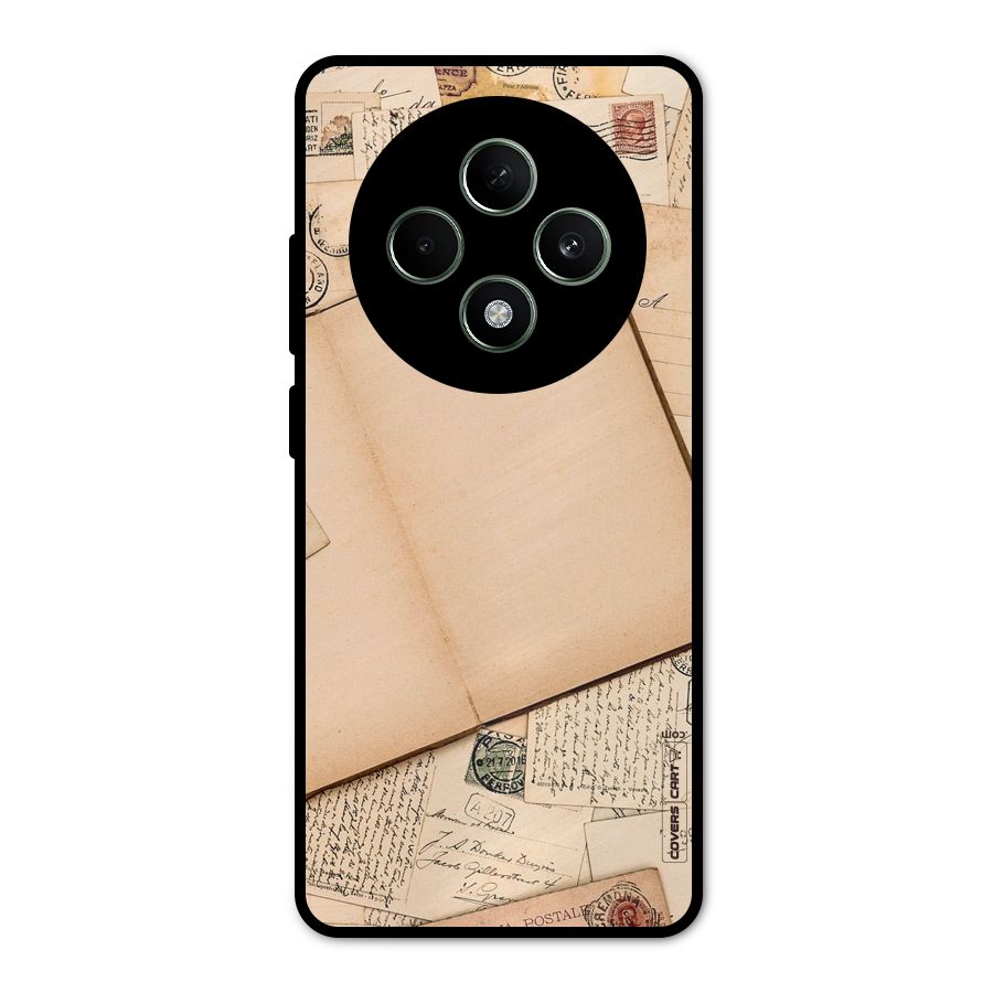 Vintage Journal Metal Back Case for Oppo F27
