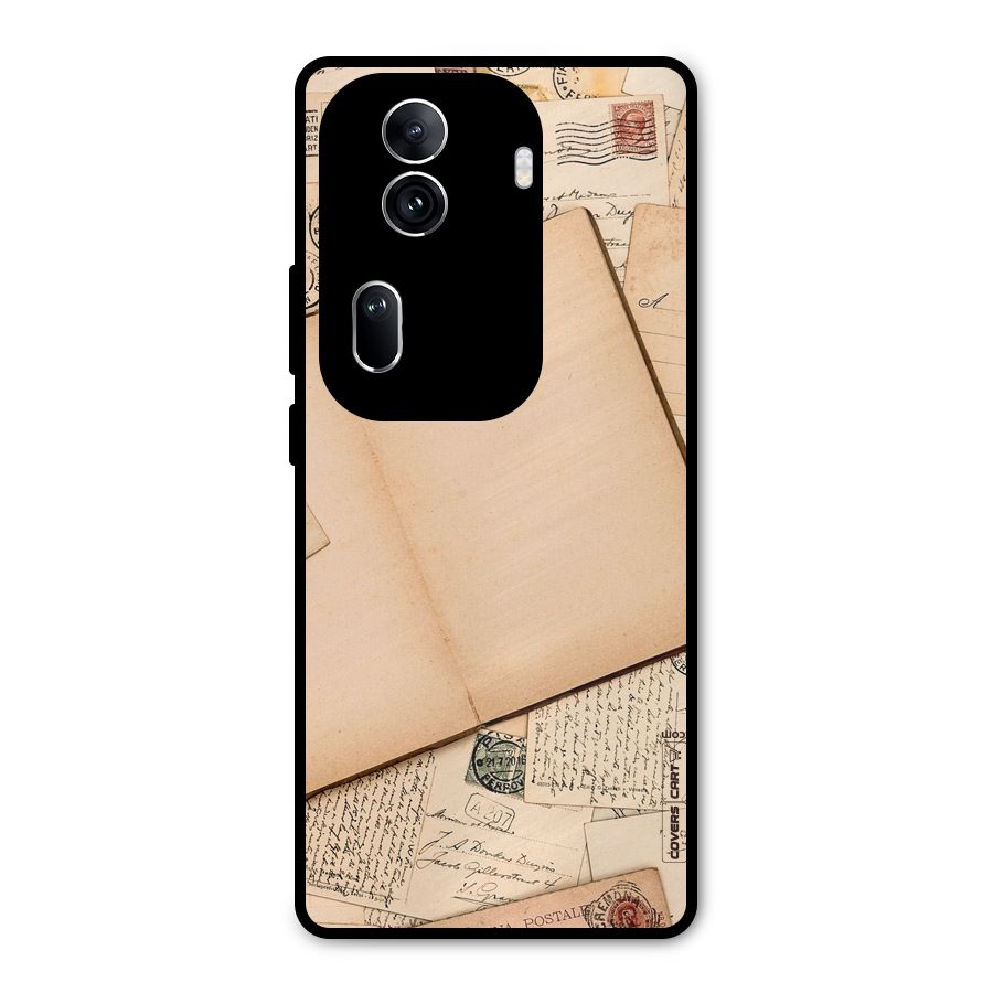 Vintage Journal Metal Back Case for Oppo Reno11 Pro 5G