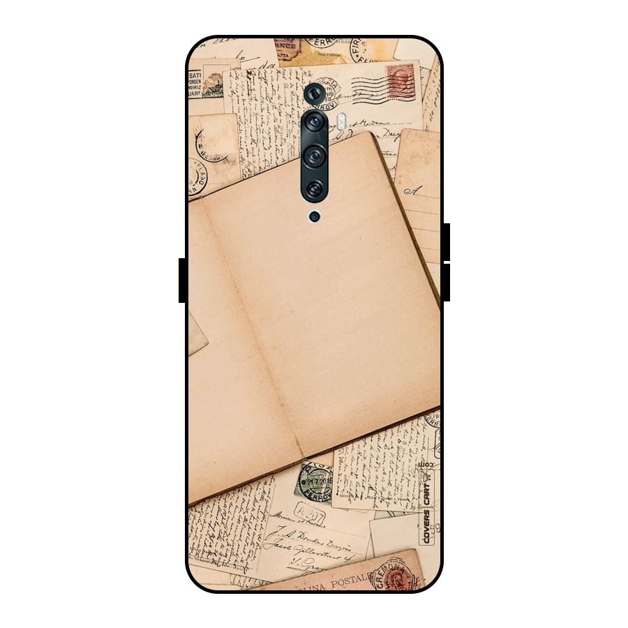 Vintage Journal Metal Back Case for Oppo Reno2 Z