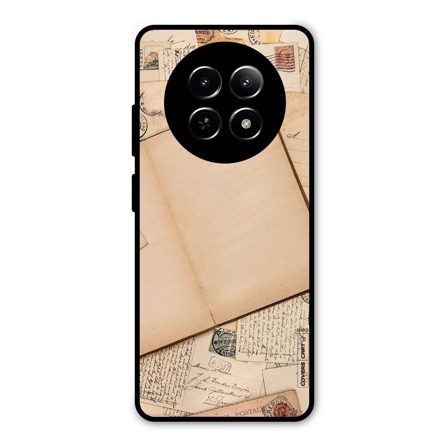 Vintage Journal Metal Back Case for Realme 12 5G