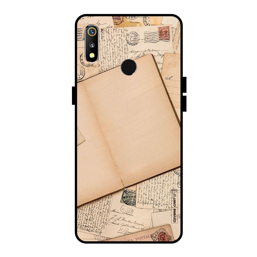Vintage Journal Metal Back Case for Realme 3