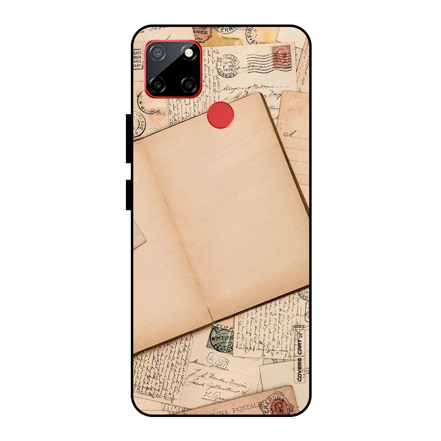 Vintage Journal Metal Back Case for Realme C12