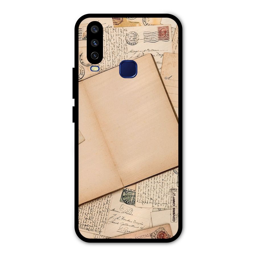 Vintage Journal Metal Back Case for Vivo V17