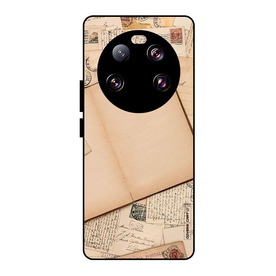 Vintage Journal Metal Back Case for Xiaomi 13 Ultra