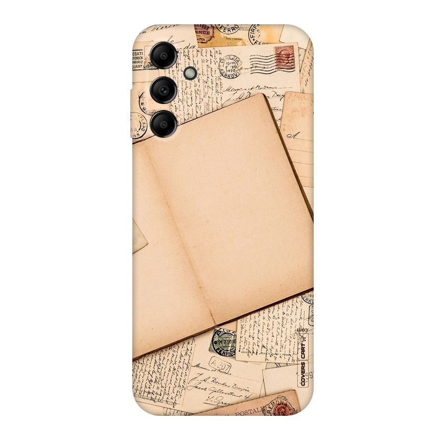 Vintage Journal Original Polycarbonate Back Case for Galaxy A14 5G