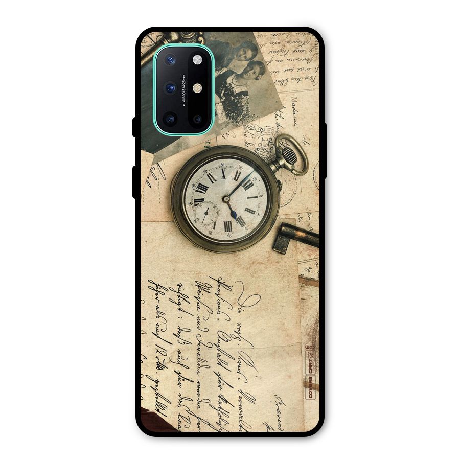Vintage Key And Compass Metal Back Case for OnePlus 8T