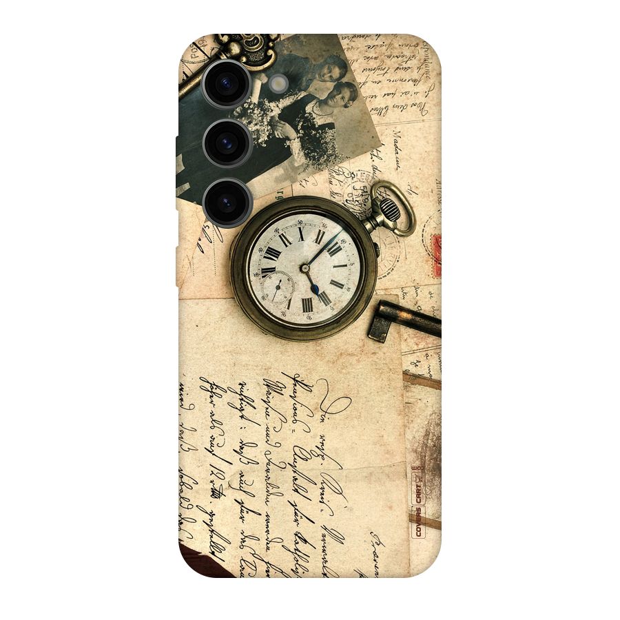 Vintage Key And Compass Original Polycarbonate Back Case for Galaxy S23