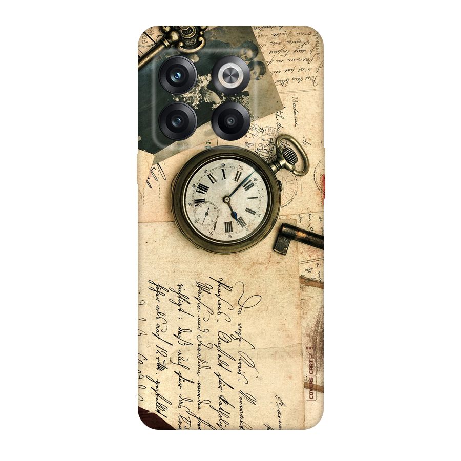 Vintage Key And Compass Original Polycarbonate Back Case for OnePlus 10T