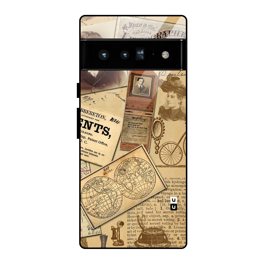 Vintage Memories Glass Back Case for Google Pixel 6 Pro