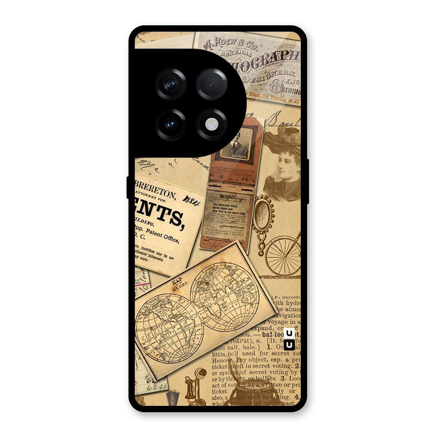 Vintage Memories Glass Back Case for OnePlus 11R
