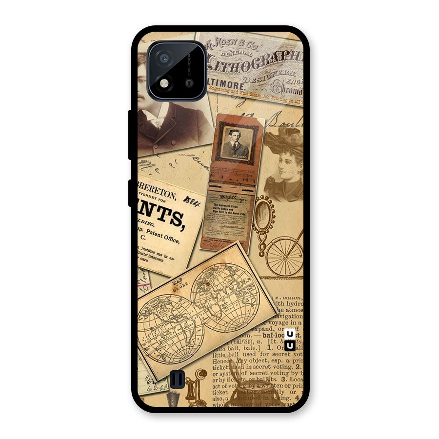 Vintage Memories Glass Back Case for Realme C11 2021