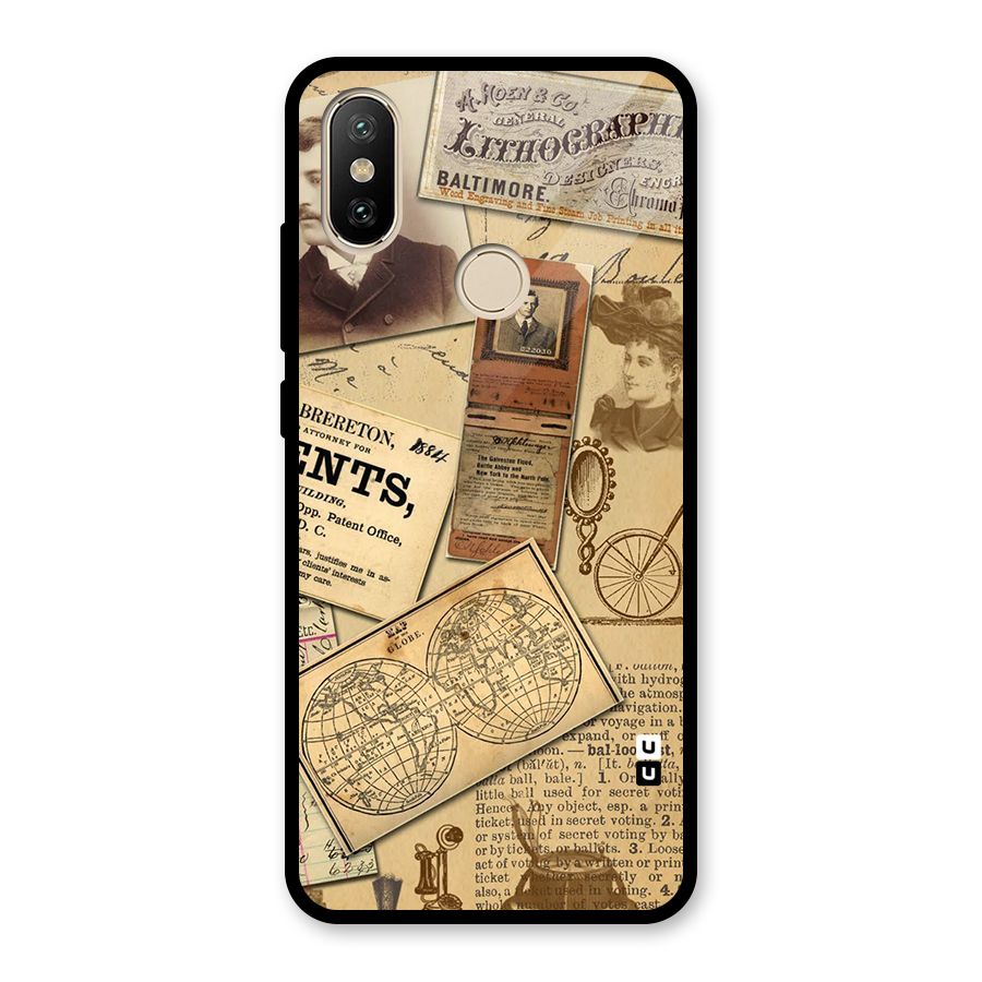 Vintage Memories Glass Back Case for Redmi A2
