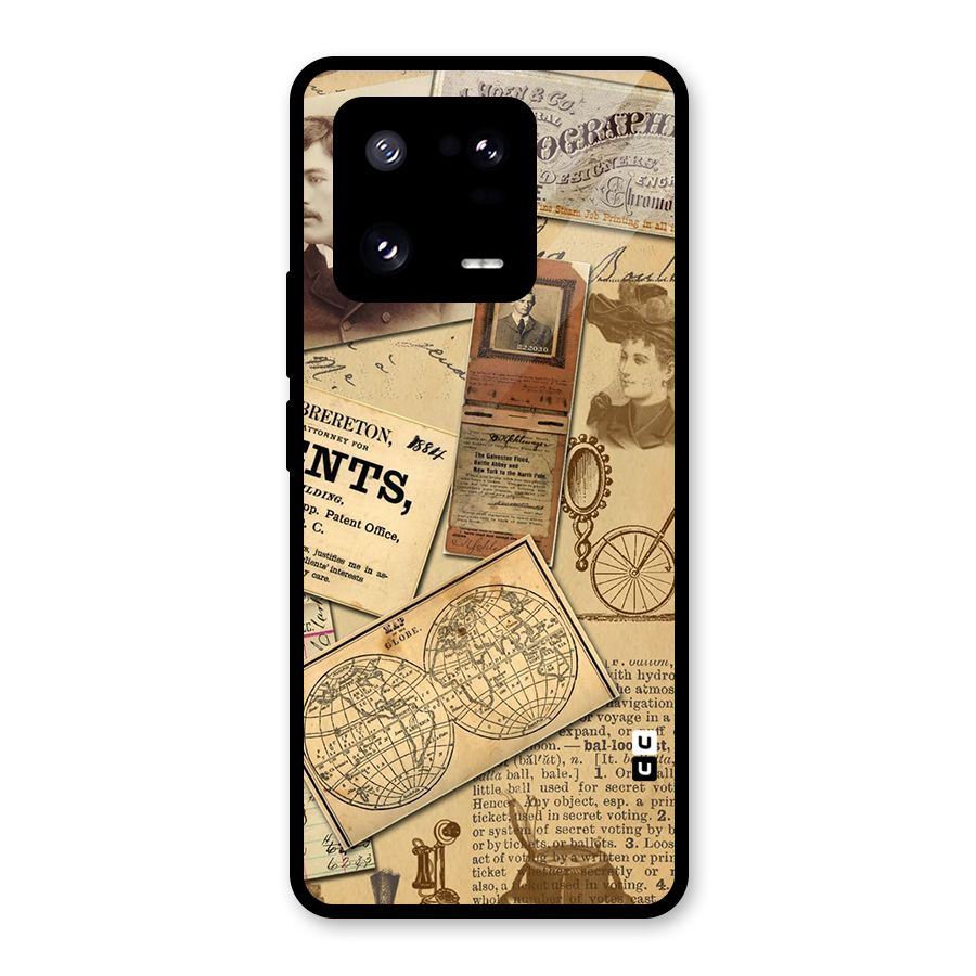 Vintage Memories Glass Back Case for Xiaomi 13 Pro