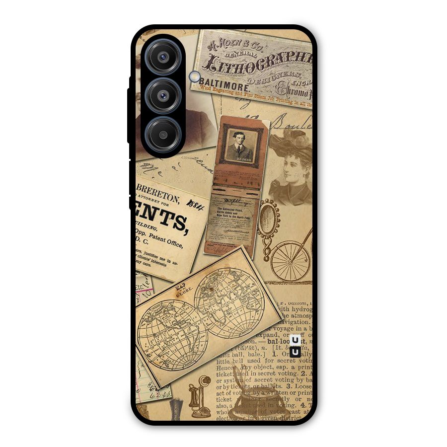 Vintage Memories Metal Back Case for Galaxy A16 5G