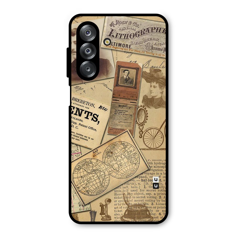 Vintage Memories Metal Back Case for Galaxy A26