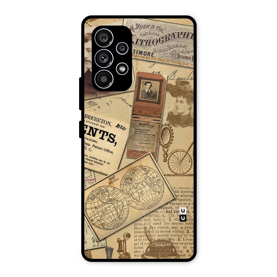 Vintage Memories Metal Back Case for Galaxy A53 5G