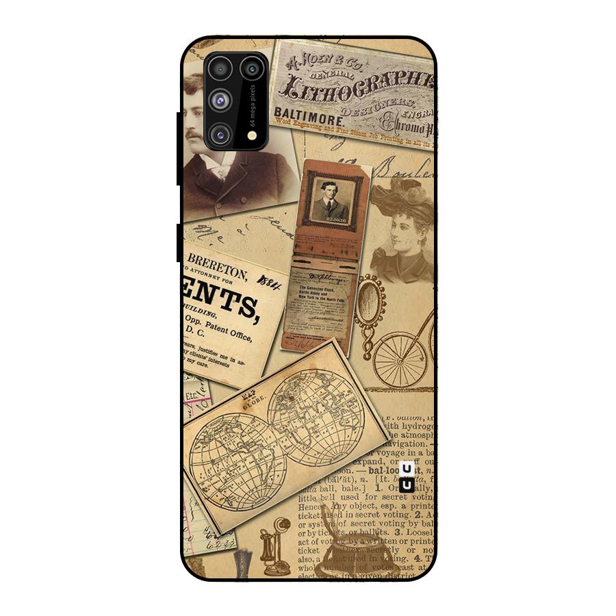 Vintage Memories Metal Back Case for Galaxy F41