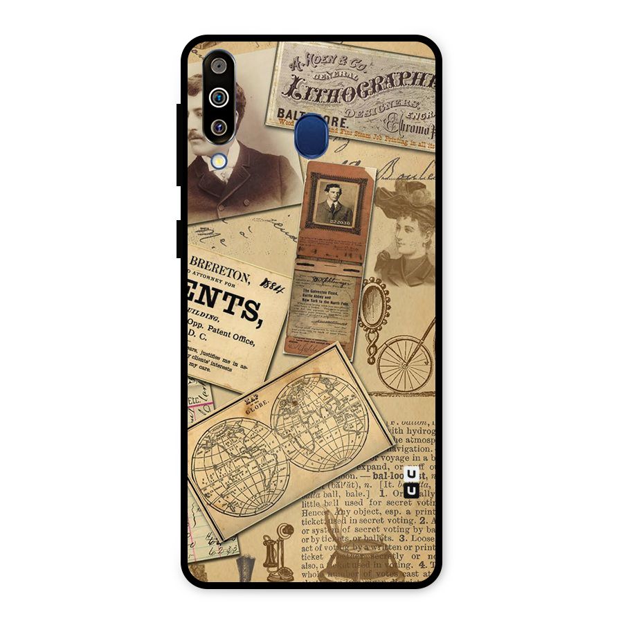 Vintage Memories Metal Back Case for Galaxy M30