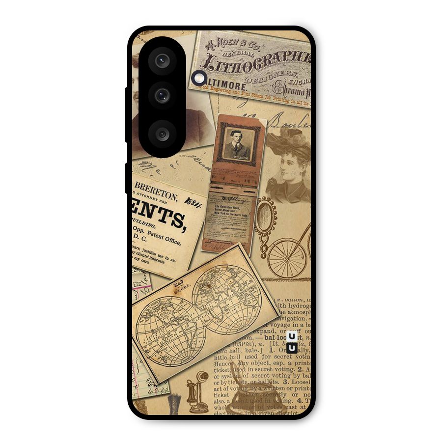 Vintage Memories Metal Back Case for Galaxy M56