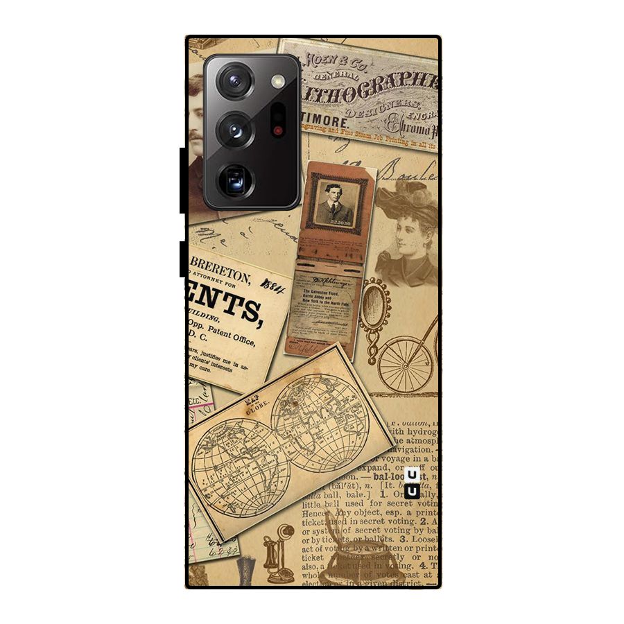 Vintage Memories Metal Back Case for Galaxy Note 20 Ultra 5G